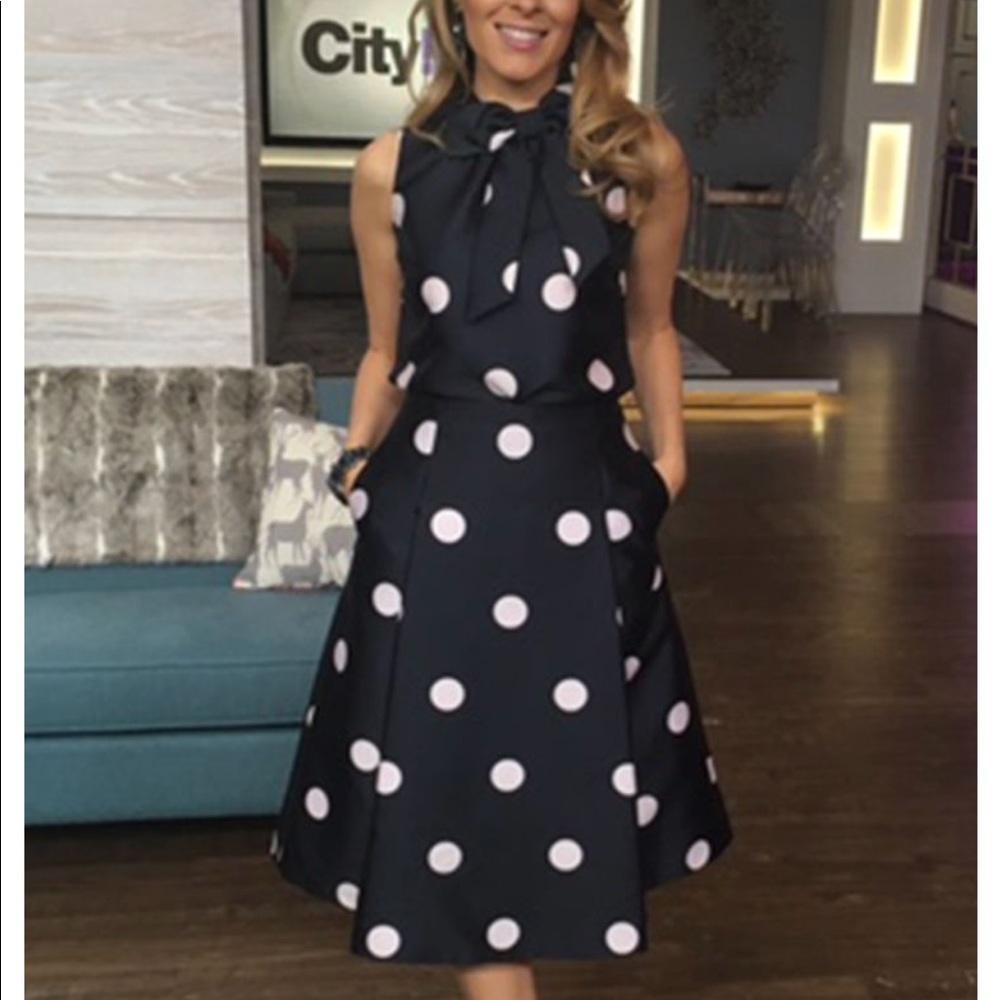 Kate Spade Spotlight Lysa polka dot skirt